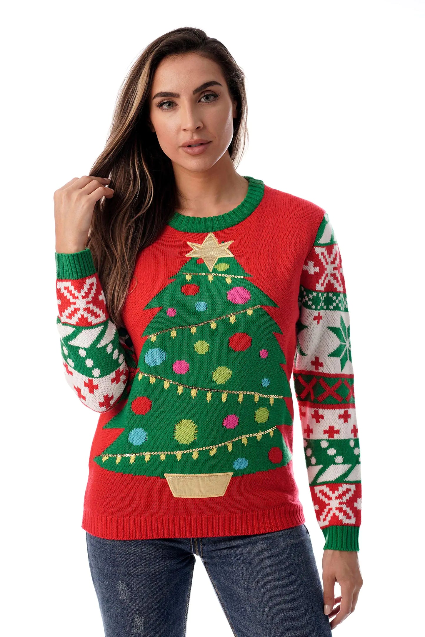 Womens Ugly Christmas Sweater - Sweaters for Women