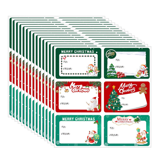 90 PCS Christmas Tag Christmas Tags Stickers Christmas Gift Tags
