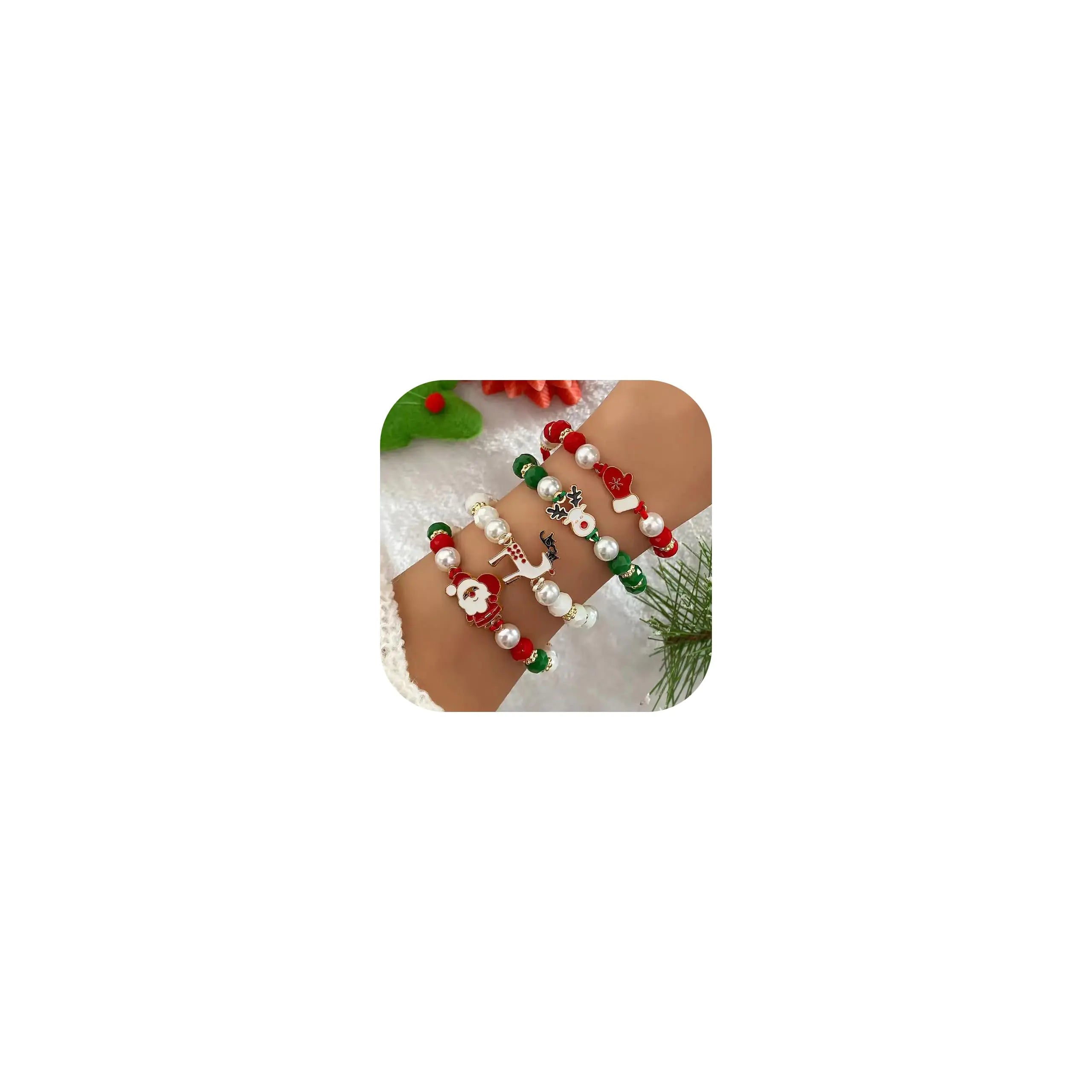 Christmas Bracelet Gifts Snowflake Christmas Tree Bracelets